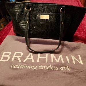 Brahmin Black Tote Handbag